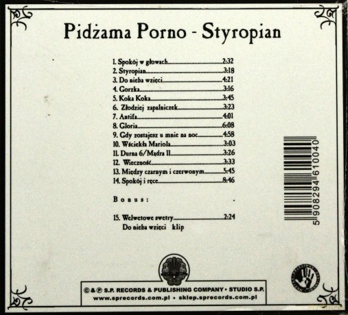 Pidżama Porno: Styropian (digipack) [CD]