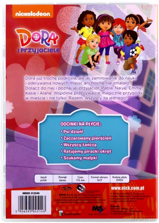 Dora i przyjaciele. Zaczarowany pierścień [DVD] 