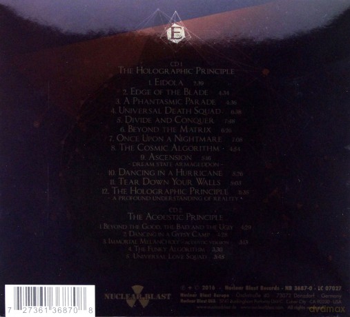 Epica: The Holographic Principle (digipack) [CD]+[DVD]