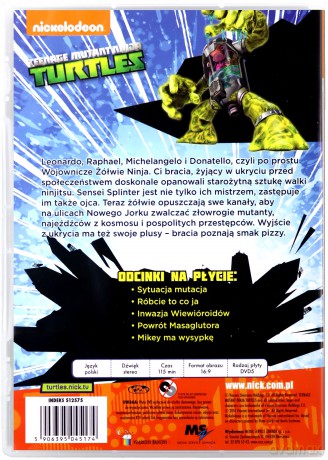 Wojownicze żółwie ninja. Sytuacja mutacja [DVD]