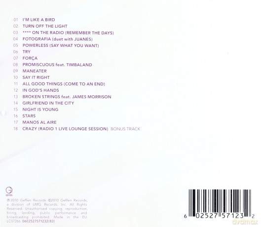 Nelly Furtado: The Best Of Nelly Furtado (Hungary) [CD]