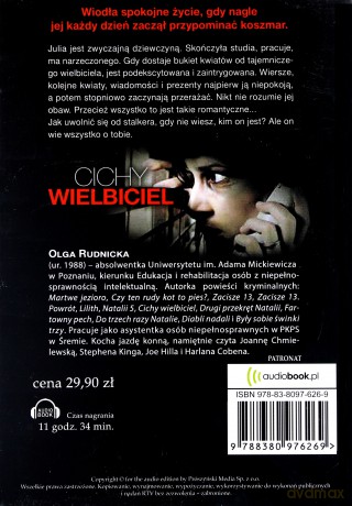 Cichy wielbiciel - Olga Rudnicka [AUDIOBOOK] [CD-MP3]