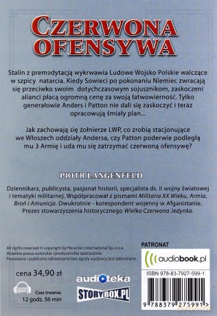 Czerwona ofensywa - Langenfeld Piotr [AUDIOBOOK] [CD-MP3] 