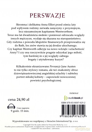 Perswazje - Jane Austen [AUDIOBOOK] [CD-MP3]