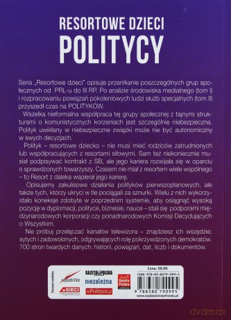 Resortowe Dzieci. Politycy - Dorota Kania, Jerzy Targalski, Maciej Marosz [KSIĄŻKA]
