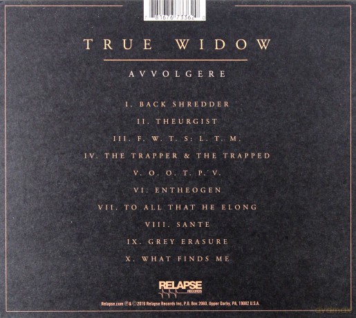 True Widow: Avvolgere [CD]