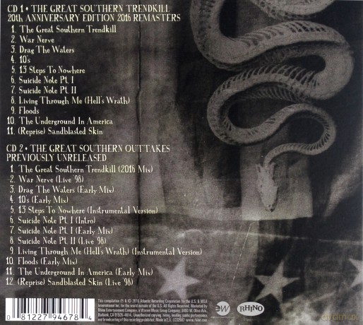 Pantera: The Great Southern Trendkill: 20th Anniversary Edition [2CD]