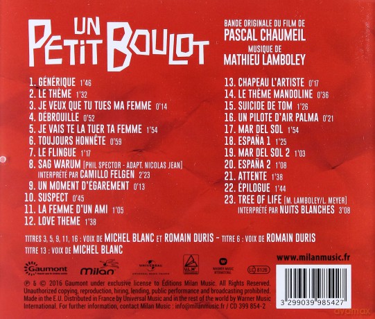 Mathieu Lamboley: Un Petit Boulot [CD]