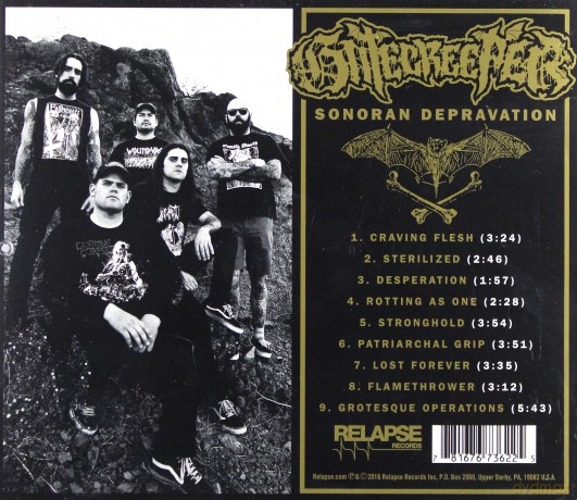 Gatecreeper: Sonoran Depravation [CD]