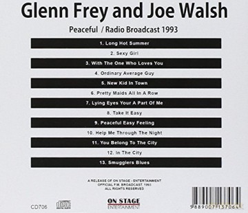 Joe Walsh & Glenn Frey: Peaceful [CD]