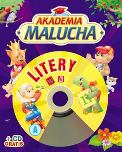 Akademia malucha. Litery - Urszula Kozłowska [KSIĄŻKA]