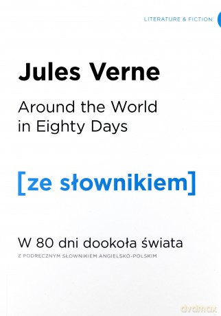 Around the World in Eighty Days z podręcznym słownikiem angielsko-polskim - Jules Verne [KSIĄŻKA]