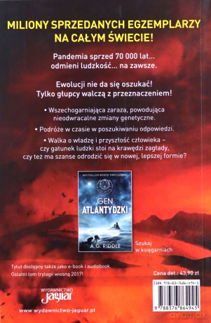 Atlantydzka zaraza - A.G. Riddle [KSIĄŻKA]