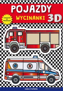 Pojazdy. Wycinanki 3D - Krzysztof Tonder [KSIĄŻKA]