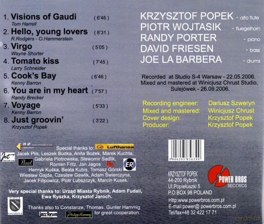 Krzysztof Popek: You Are In My Heart [CD]