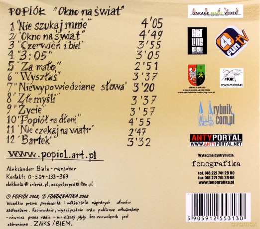 Popiół: Okno na świat (digipack) [CD]