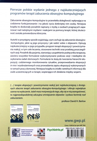 Zaburzenia obsesyjno-kompulsywne. Terapia ekspozycji i powstrzymywania reakcji (rytuałów). Poradnik pacjenta [KSIĄŻKA]