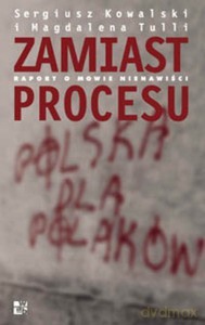 Zamiast procesu. Raport o mowie nienawiści - Magdalena Tulli [KSIĄŻKA]