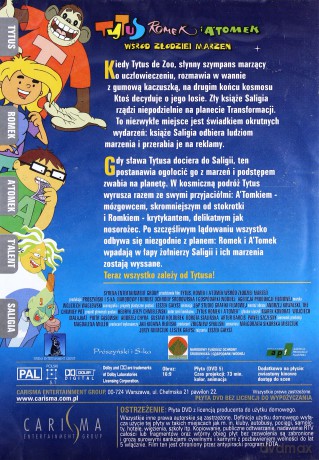 Tytus, Romek i A'Tomek wśród złodziei marzeń [DVD]
