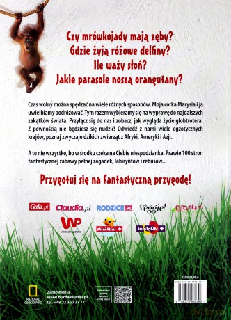 Zwierzaki świata. Gry Zabawy Łamigłówki - Martyna Wojciechowska [KSIĄŻKA]