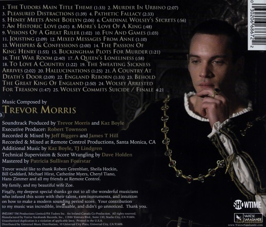 Tudors soundtrack (Dynastia Tudorów) [CD]