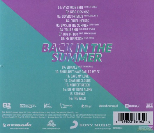 MOWE: Back in the Summer [CD]