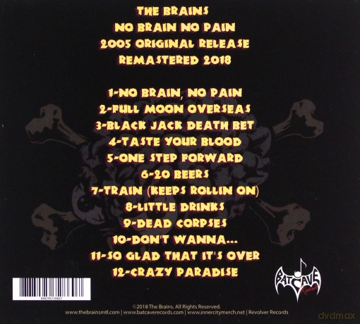 The Brains: No Brain No Pain [CD]