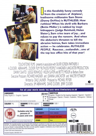 Ruthless People (Bezlitośni ludzie) [DVD]