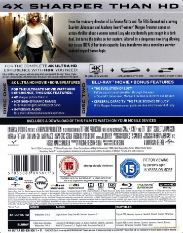 Lucy [Blu-Ray 4K]+[Blu-Ray]