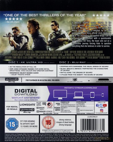 Sicario [Blu-Ray 4K]+[Blu-Ray]