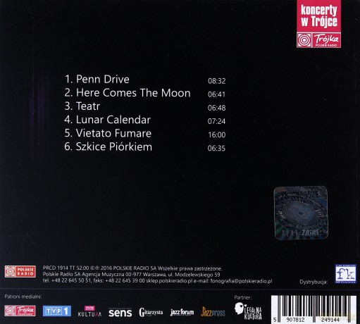 Marek Napiórkowski: Live Koncerty w Trójce [CD]