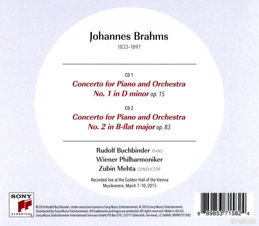 Rudolf Buchbinder: Brahms: The Piano Concertos [2CD]