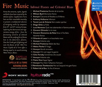 Capella de la Torre: Fire Music - Infernal Flames and Celestial Blaze [CD]