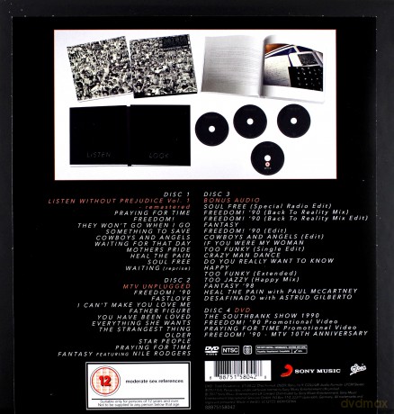 George Michael: Listen Without Prejudice 25 [3CD]+[DVD]