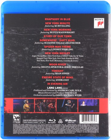 Lang Lang: Live from Lincoln Center presents New York Rhapsody [Blu-Ray]