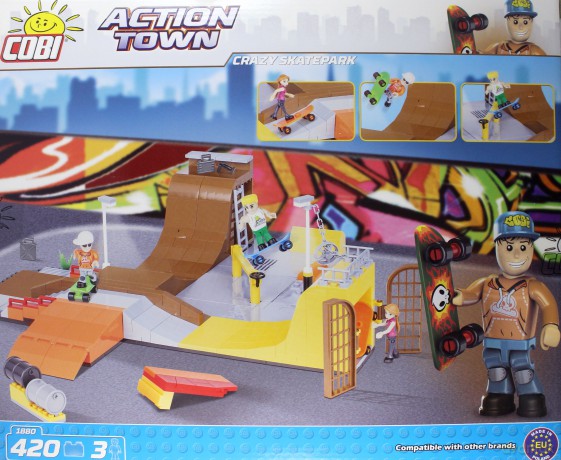Action Town Szalony skatepark 420 el. [KLOCKI]