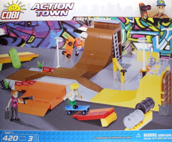 Action Town Szalony skatepark 420 el. [KLOCKI]