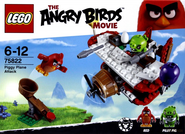 LEGO Angry Birds Atak samolotem świnek (75822) [KLOCKI]