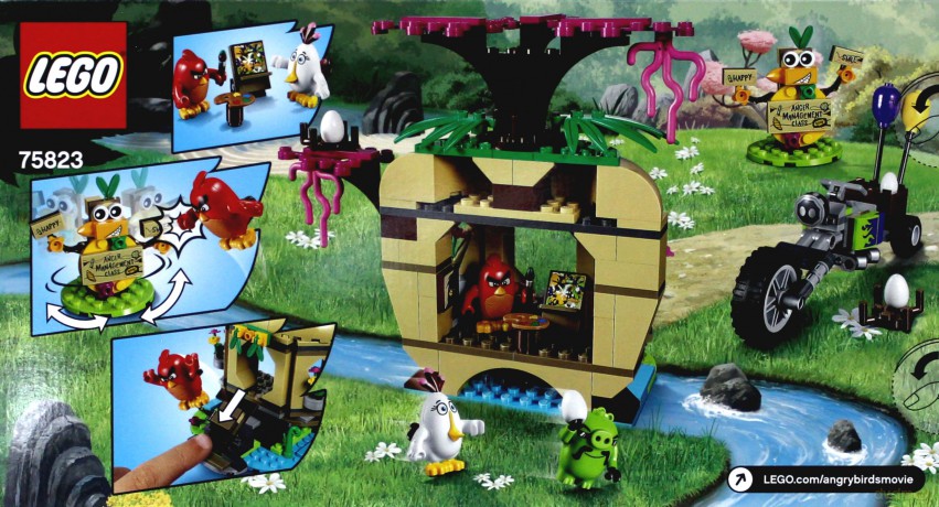 LEGO Angry Birds Kradzież jaj na ptasiej wyspie (75823) [KLOCKI]