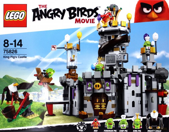 LEGO Angry Birds Zamek świńskiego króla (75826) [KLOCKI]