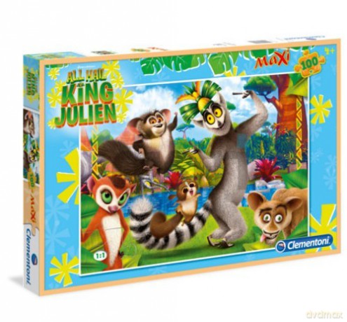 CLEMENTONI 100 el. Maxi Król Julian [PUZZLE]