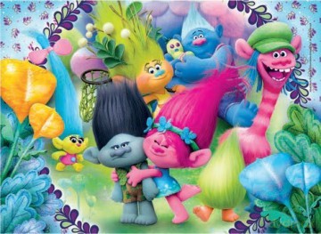 CLEMENTONI 100 el. Maxi Trolls [PUZZLE]