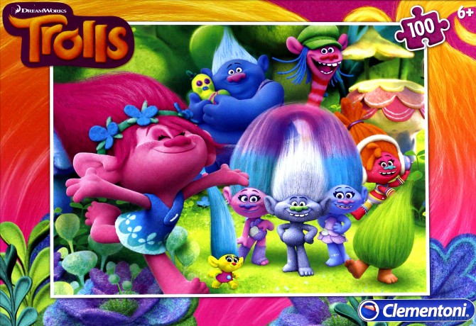 CLEMENTONI 100 el. Trolls [PUZZLE]