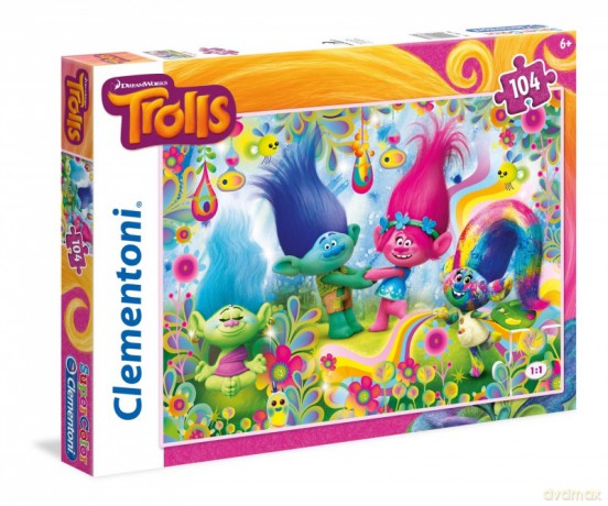 CLEMENTONI 104 el. Trolls [PUZZLE]