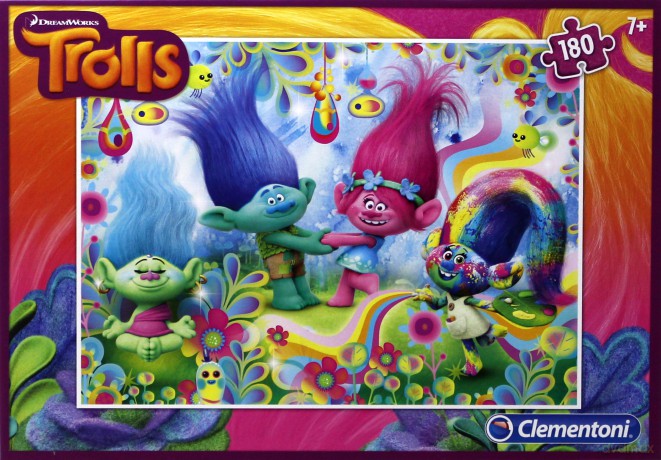 CLEMENTONI 180 el. Trolls [PUZZLE]