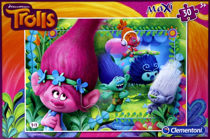 CLEMENTONI 30 el. Maxi Trolls [PUZZLE]