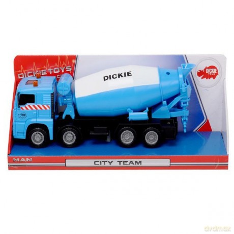 DICKIE Pojazdy miejskie City Team,19-22 cm, nieb