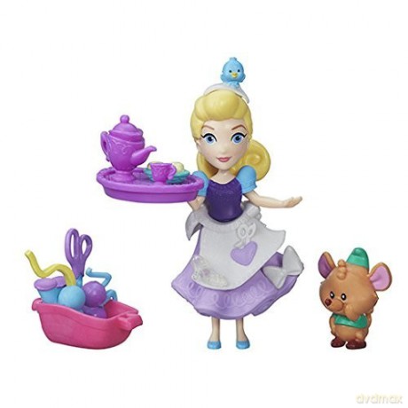 Disney Princesses Mini Laleczka z przyjacielem Kopciuszek