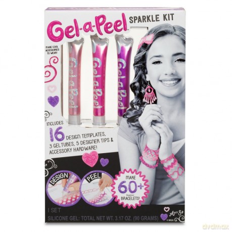 GEL-A-PEEL Zestaw Akcesoriow 3, Błyszczące
