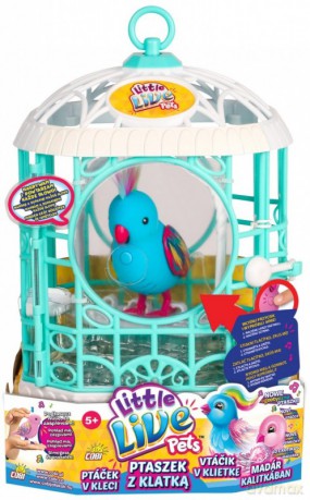 LITTLE LIVE PETS Ptaszki z klatką